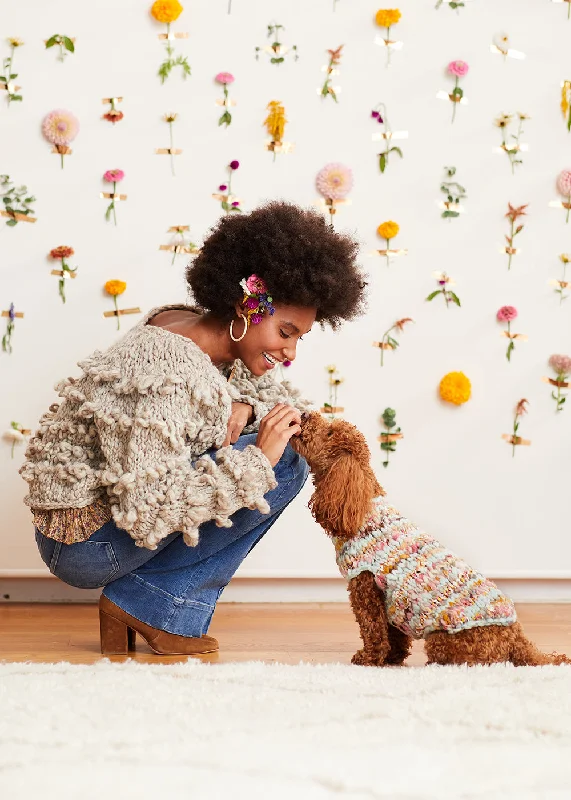 Hand - Knitted Women Sweater with Artisanal CharmKaleidoscope Pet Sweater Pattern