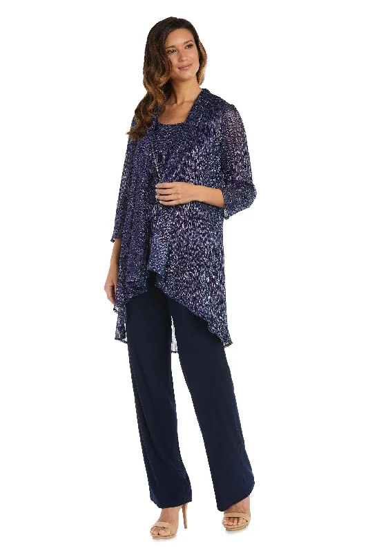 Off - the - Shoulder Women Dress for a Romantic and Feminine LookR&M Richards 7162P Formal Petite Pant Suit Off - the - Shoulder Women Dress for a Romantic and Feminine LookR&M Richards 7162P Formal Petite Pant Suit